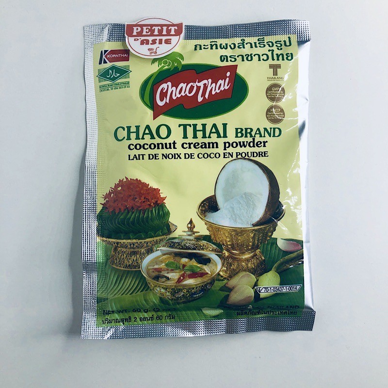 CHAO THAI - Lait de noix de coco en poudre - 60g - (PETIT D'ASIE / PETIT  TANG)